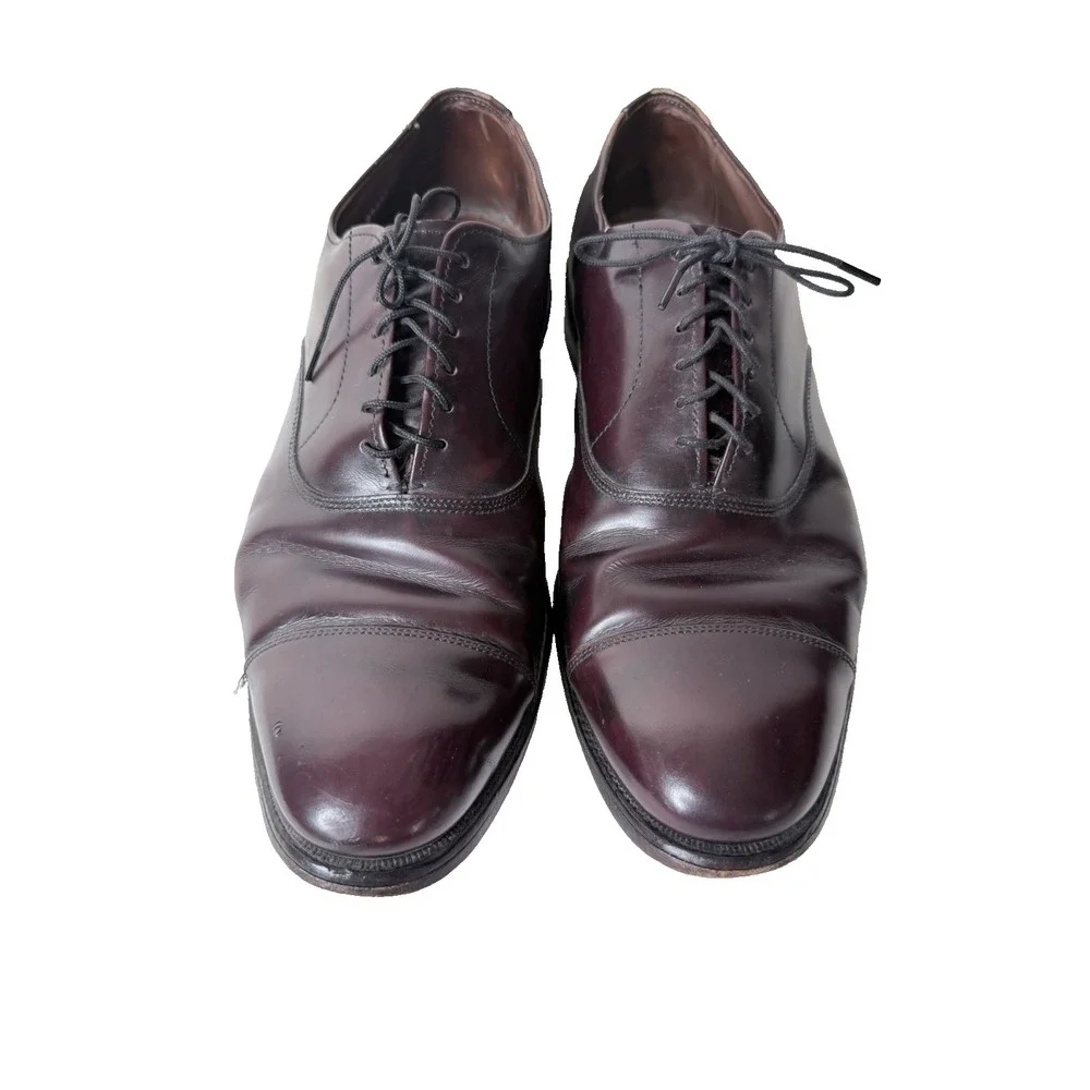 Allen Edmonds Park Avenue Leather Cap Toe‎ Oxford Shoes US 10D Mens Career
